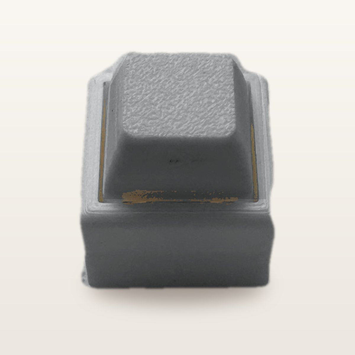 Clickey Mono met grijze basis en grijze keycaps