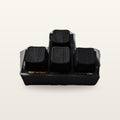 Clickey WASD met zwarte basis en zwarte keycaps